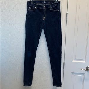 7 for all mankind The Skinny dark wash size 28